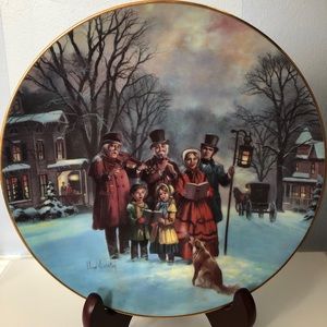 WS George Christmas plate